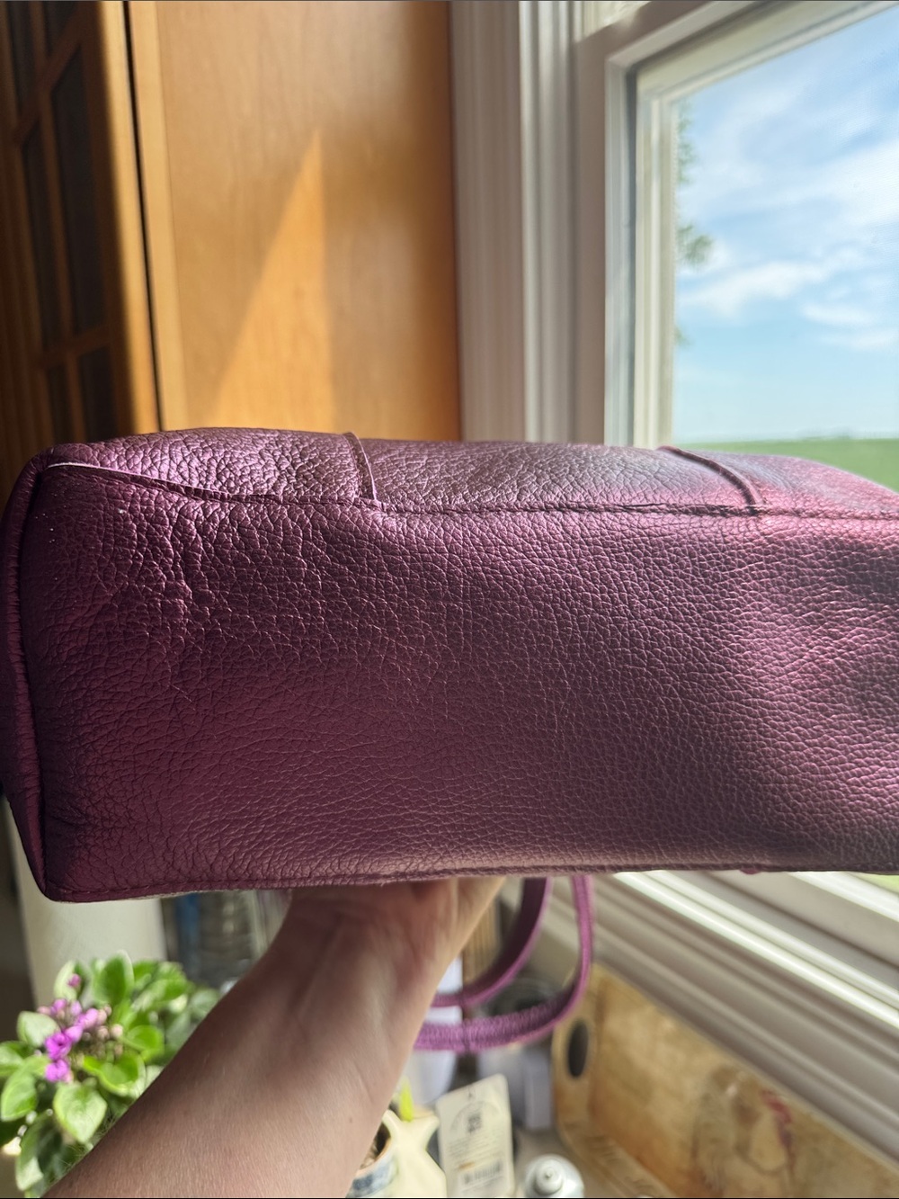Portland Leather Goods Ultraviolet Large Logan - Picture 9 of 9